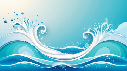 Naklejka premium abstract blue background