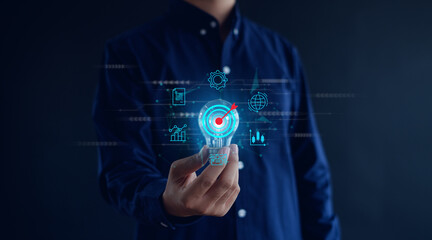 Business Strategies and Competitive Advantage, Banking and Finance,  The path to success.goal, strategy, success, target, aim, futuristic, marketing, choose, performance, achievement.