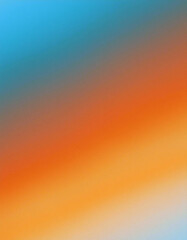 Abstract Blue and Orange Gradient Background