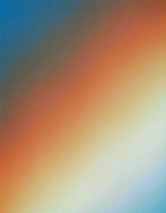 Abstract Gradient Background in Blue, Orange, and
