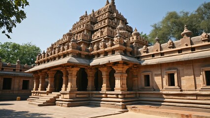 Fototapeta premium old hindu temple