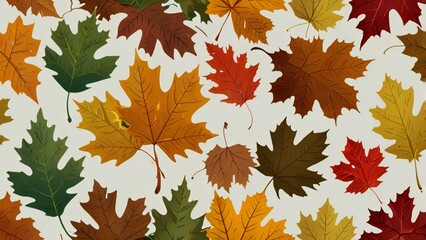 Obraz premium autumn leaves background