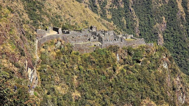 Sayacmarca, lost Inca miliary fortress located along the Inca Trail to Machu Picchu. It was never discovered due to its hidden location in the Andes.