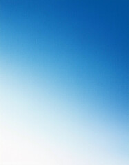 Obraz premium Clear Blue Sky with White Gradient Background