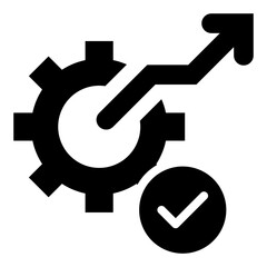 Optimization Glyph Icon