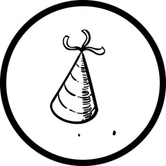 Happy birthday single vector icon