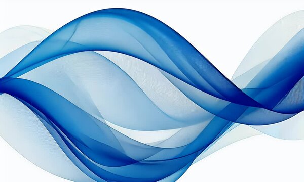 Abstract blue background with waves and lines vector presentation design template, simple white background, high resolution, clear colors, professional quality


