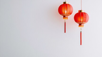 Chinese Lanterns with Lucky Symbols – Red Lanterns for Good Fortune and Prosperity