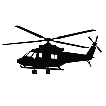 recommend clip art: helicopter silhouette illustration