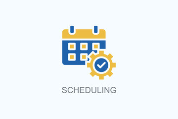 Scheduling Vector  Or Logo Sign Symbol Illustration