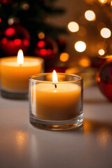Warm Christmas Candlelight