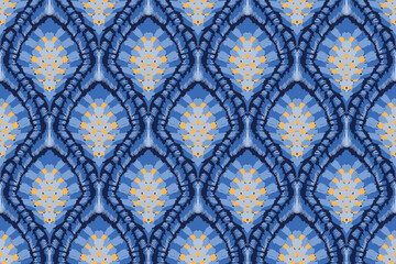 Ikat pattern, Ikat chevron, Paisley pattern, Vector element, Abstract Vector, Batik, fabric embroidery, Ethnic pattern, Ogee, Geometric ethnic, Seamless textile, native american, Background printing.