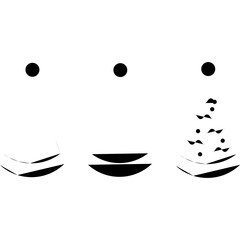 Happy birthday single vector icon