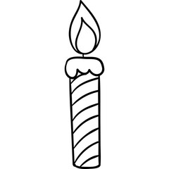 Happy birthday single vector icon