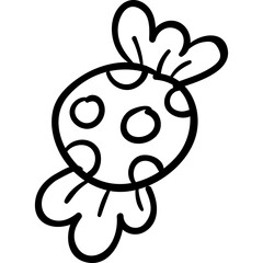 Obraz premium Happy birthday single vector icon