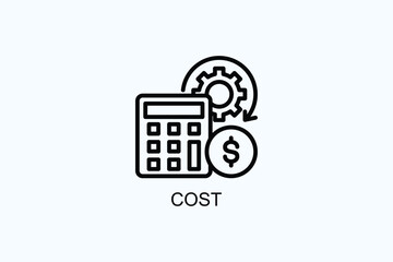 Cost Vector  Or Logo Sign Symbol Illustration