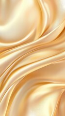 Golden Silk Drape: Luxurious and elegant, a close-up shot of flowing champagne-gold silk fabric creates a sophisticated backdrop.  The soft folds and gentle curves exude opulence and refinement. 