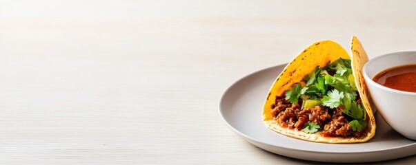 Savor the flavor of authentic birria tacos with consommé