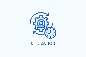 Utilization vector  or logo sign symbol illustration