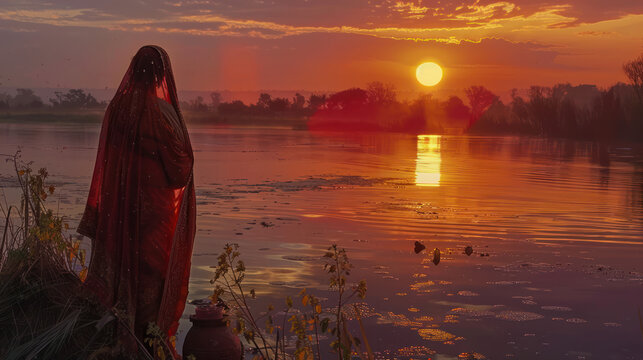 Chhath puja concept