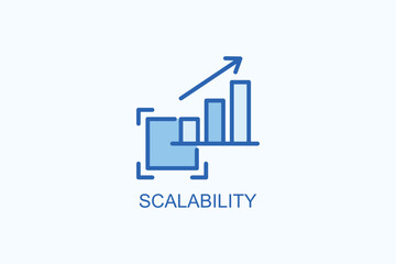 Scalability vector  or logo sign symbol illustration