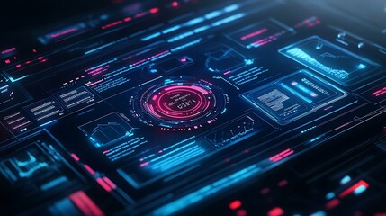 Obraz premium Futuristic Interface Design