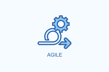 Agile vector  or logo sign symbol illustration