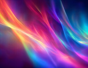 Obraz premium 輝き、虹色に煌めく背景素材