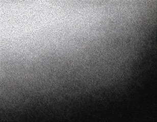 Grainy, dotted black and white gradient creates a minimalist, abstract design