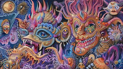 Fototapeta premium Surreal Exploration of Deja Vu and Reincarnation