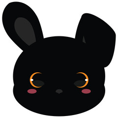 Cute Black Bunny