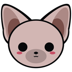 Cute Black Sphynx Cat