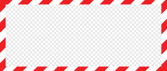 Fototapeta premium candy cane frames. Christmas and New Year candy frame. Holiday Christmas border.candy cane frame with red and white striped isolated on transparent background. Vector illustration.