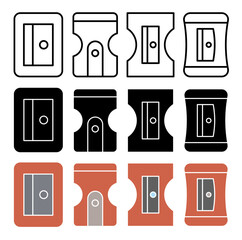 Sharpener icon vector collection pack