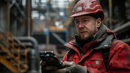 Fototapeta premium Measuring Up: The Essential Tools of a Construction Surveyor