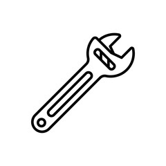 simple Adjustable wrench icons, simple style design inspiration for any interface and purpose