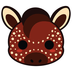 Cute Zebra with polka dot