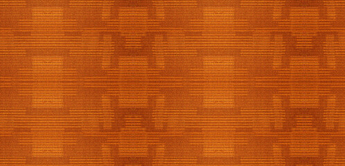 Orange carpet background. Orange color hotel carpet texture. Orange fabric texture background.
