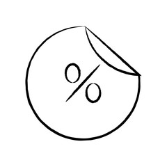 Banking & Finance Icon - percentage