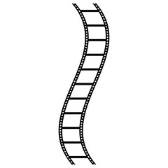 film strip isolated on white background. Movies Flim background with Flim roll. Film Strip icon. film strip