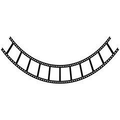 illustration of a strip. movies film background with flim roll