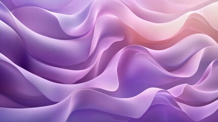Fototapeta premium Elegant Fluid Wave Background in Shades of Purple and Pink