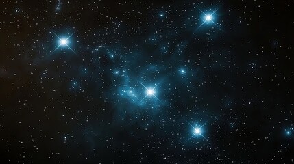 Stunning Night Sky Filled with Bright Stars and Cosmic Wonders