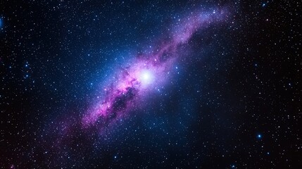 Stunning Cosmic View of a Spiral Galaxy in Deep Space