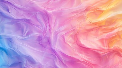 Obraz premium Soft Pastel Waves of Color Flowing in Serene Patterns