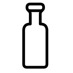 Vector icon of bottle 