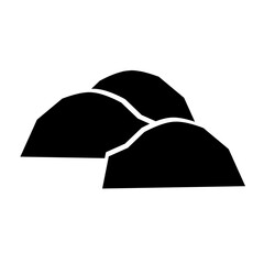 Vector icon of earth