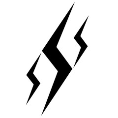 Vector illustration of thunder