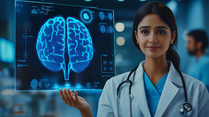 doctor looking at x ray