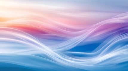 Fototapeta premium Serene and Visually Captivating Abstract Backdrop with a Soft Blur of Soothing Blue Purple and Pink Tones Designed to Serve as a Versatile Canvas for Promotional Expressions and Creative Endeavors